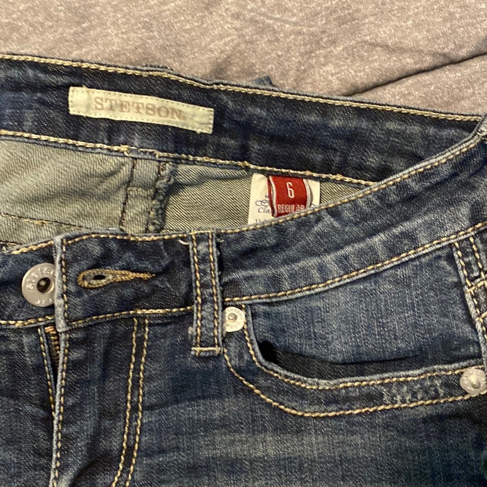 Stetson Bootcut Denim Jeans Size 6 Regular